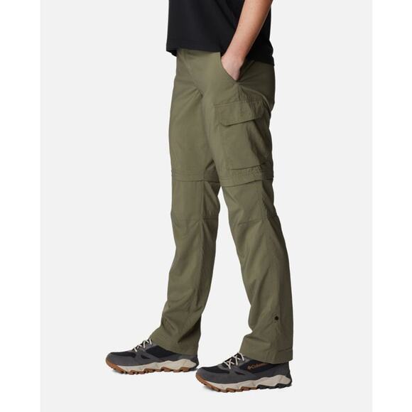 COLUMBIA Womens Silver Ridge Utility Convertible Hiking Pants 14 Stone Green NWT - Picture 3 of 15